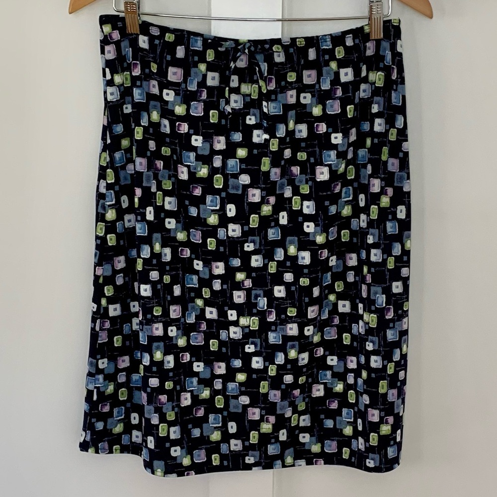 Fire Los Angeles vintage skirt with a geometric pattern